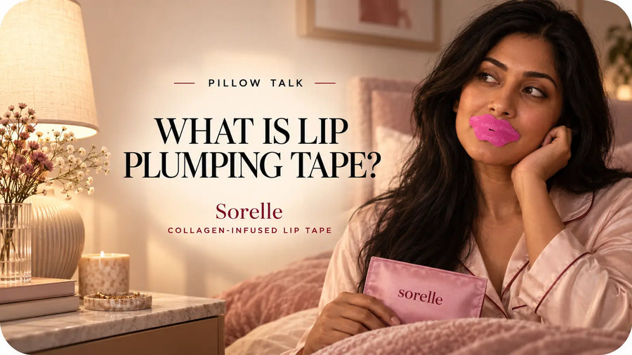 What is lip plumping tape? Sorelle collagen-infused lip tape guide