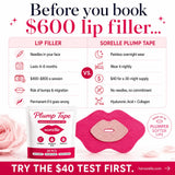 Sorelle Plump Tape as a needle-free alternative to lip filler
